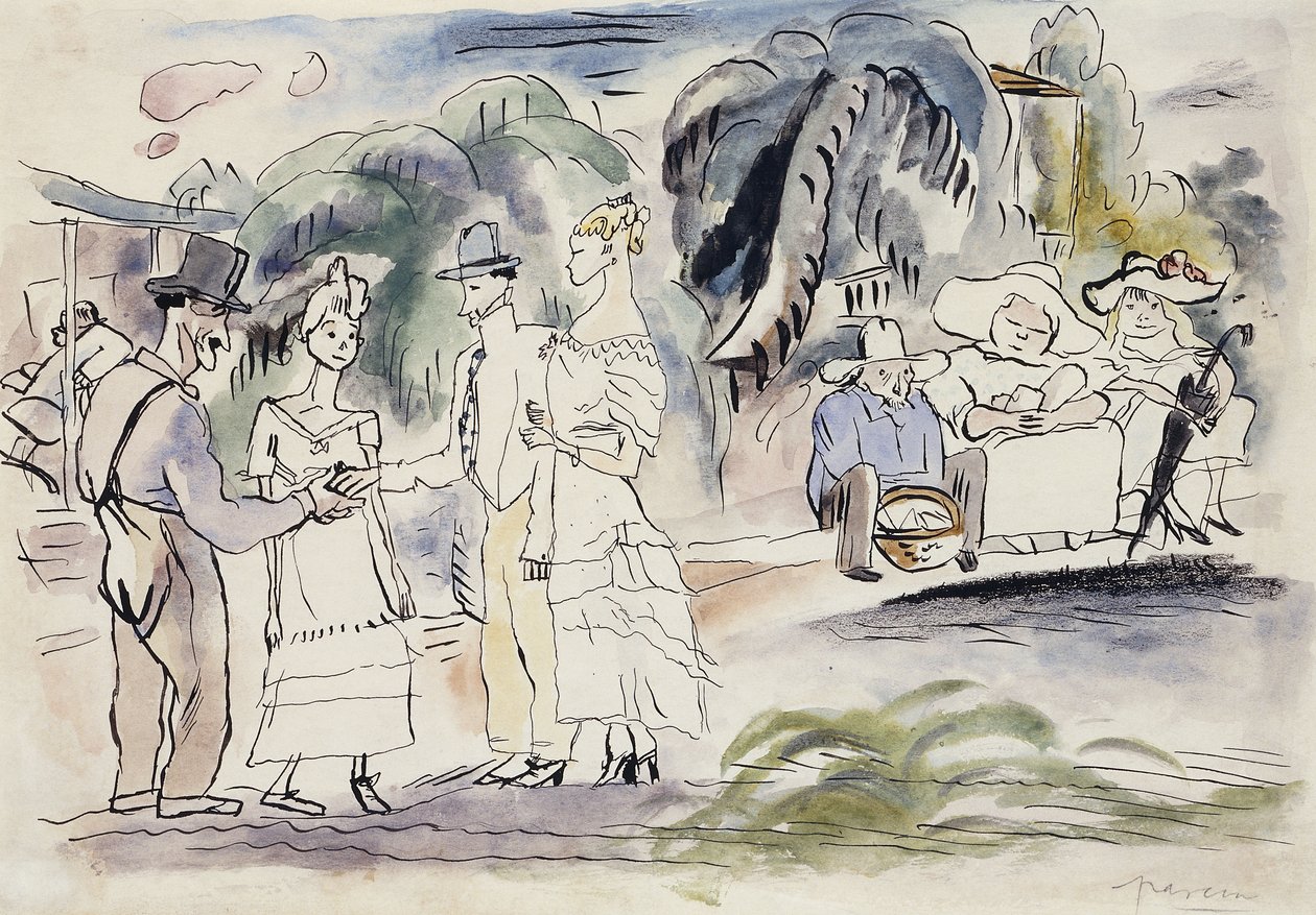 En Floride - Jules Pascin