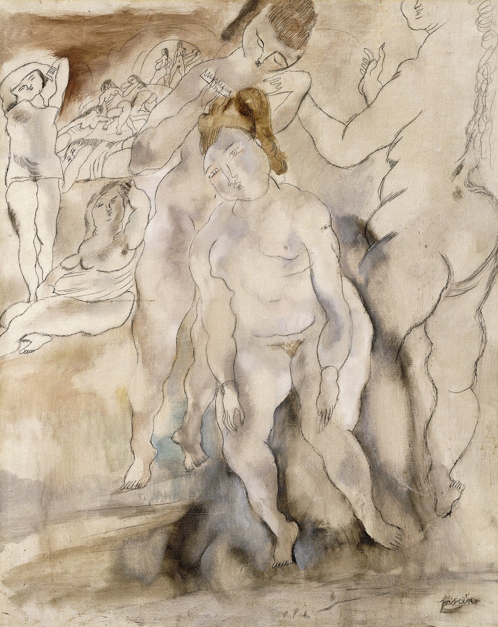La Coiffure - Jules Pascin