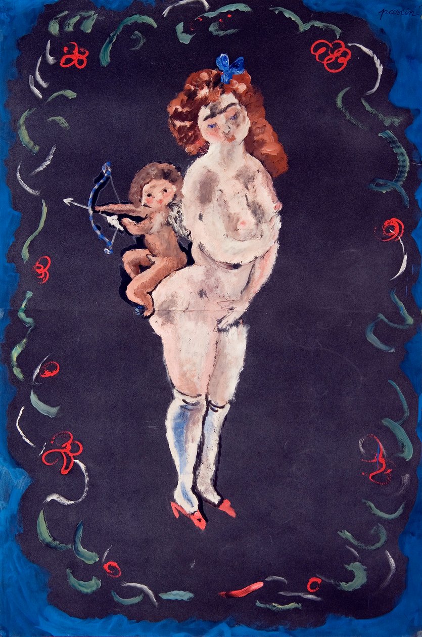 Nu et Cupidon - Jules Pascin
