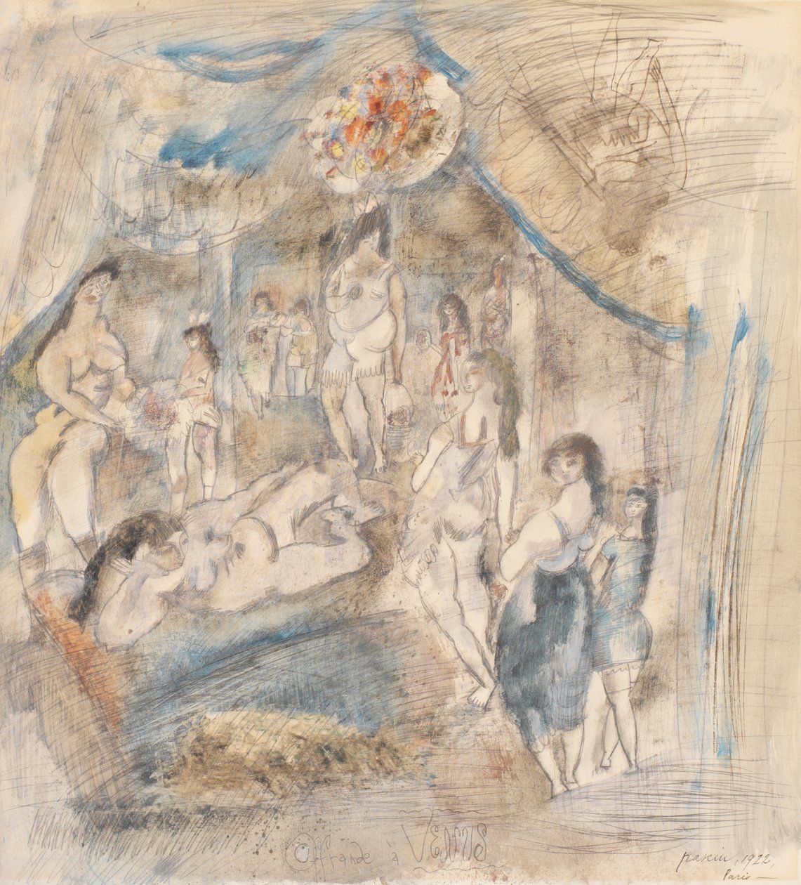 Offrande à Vénus - Jules Pascin