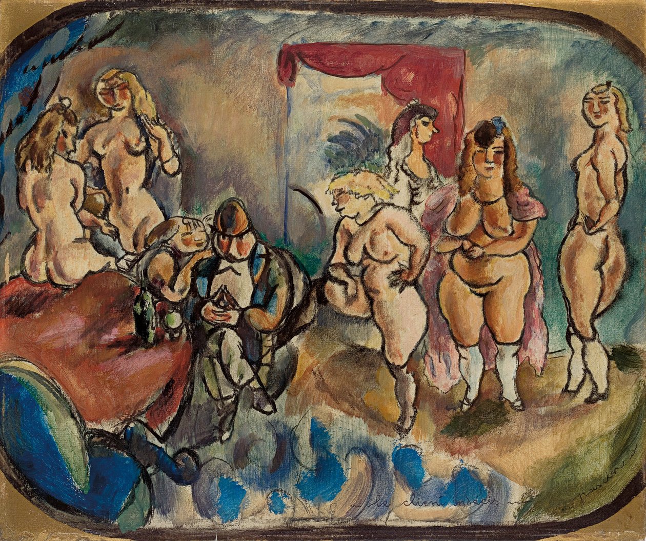 Le client indécis, 1916 - Jules Pascin