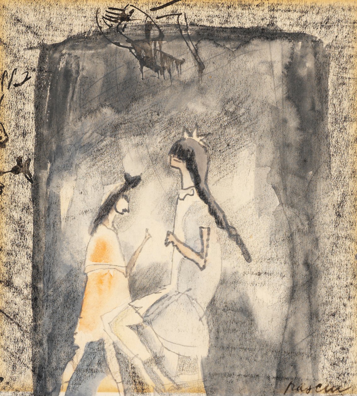 Deux jeunes filles - Jules Pascin