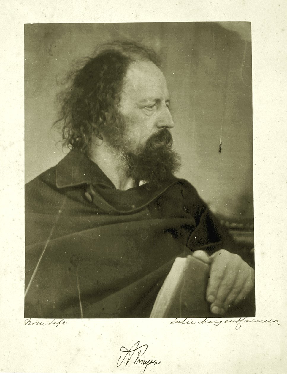 Alfred Tennyson, le Moine Sale, 1865 - Julia Margaret Cameron