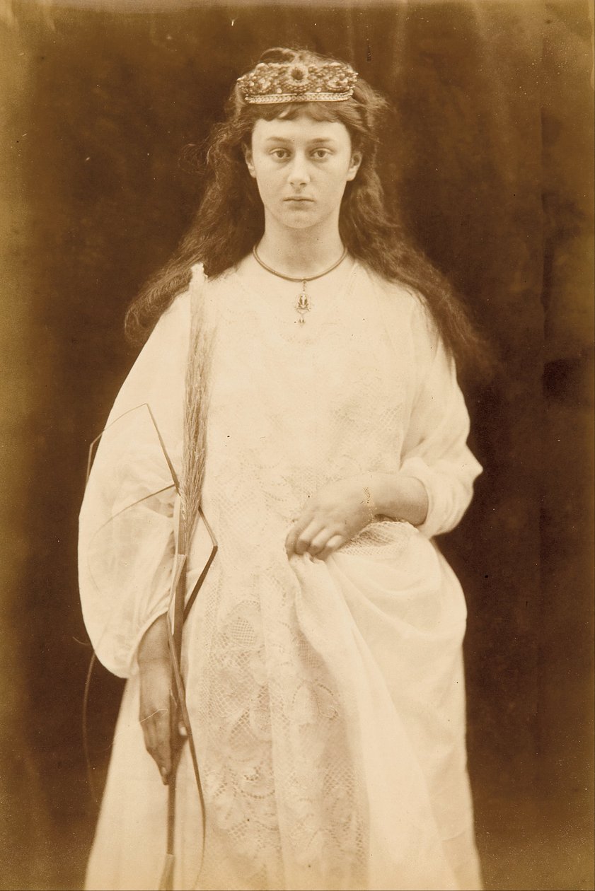 Sainte Agnès (Alice Liddell) - Julia Margaret Cameron