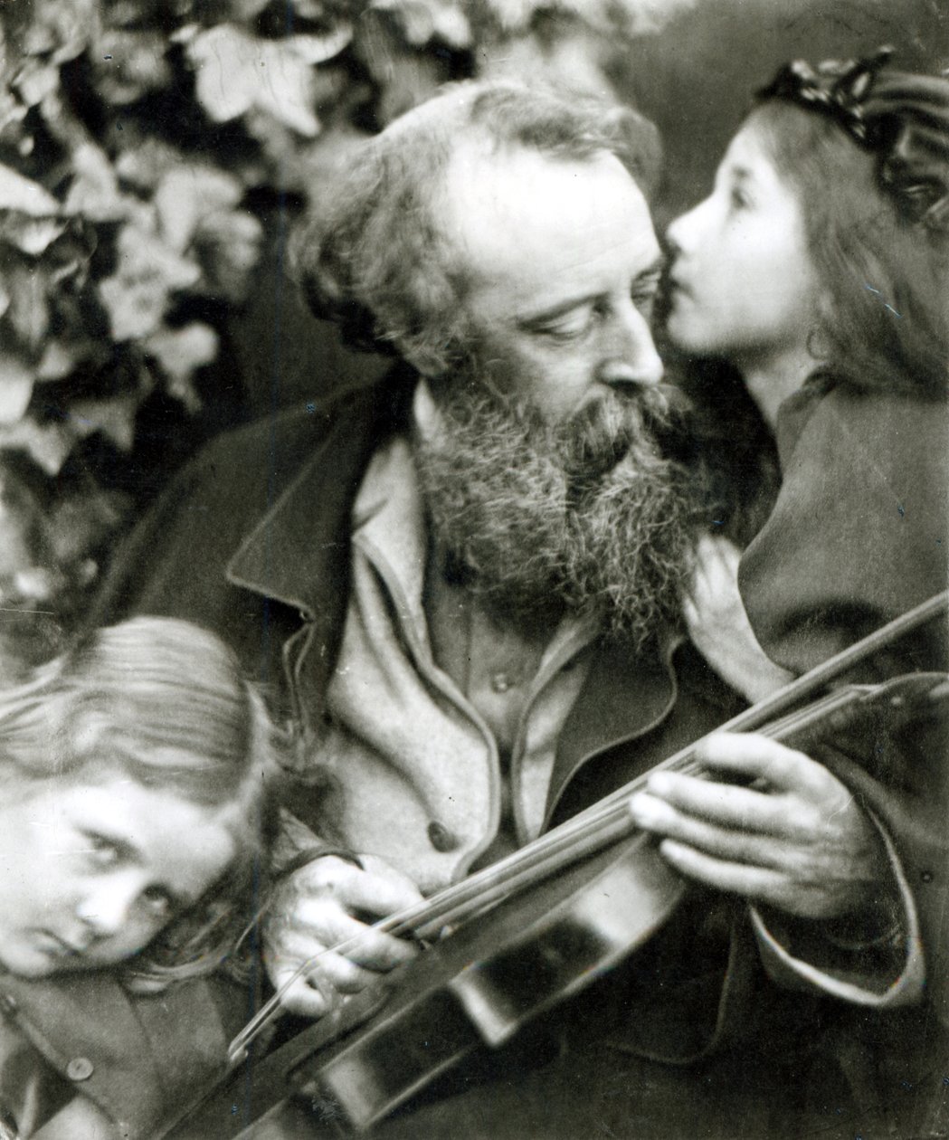 Le murmure de la rose, un portrait de George Frederick Watts - Julia Margaret Cameron