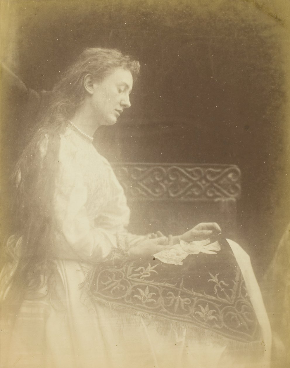 Elaine, vers 1874 - Julia Margaret Cameron