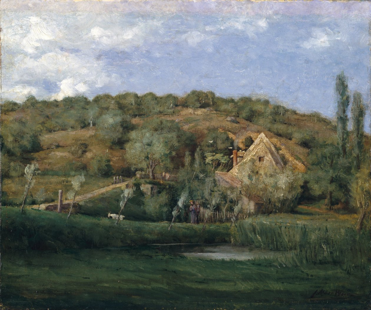 Une ferme française - Julian Alden Weir