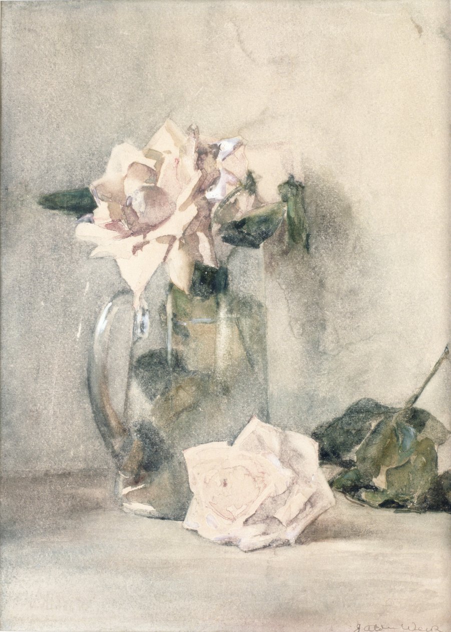 Étude de roses - Julian Alden Weir
