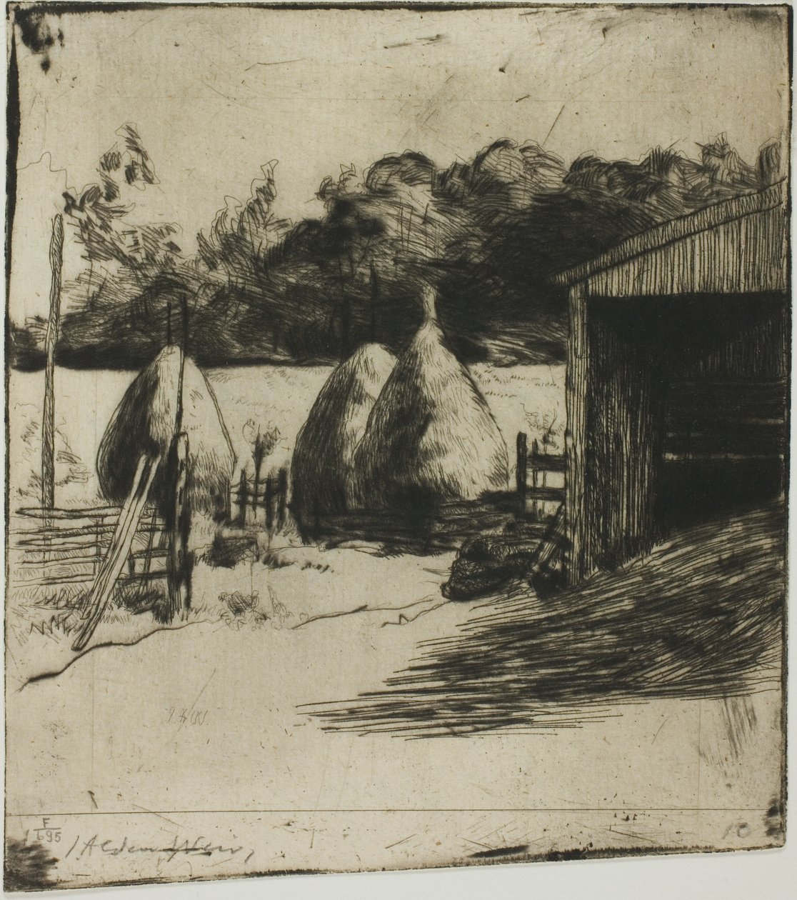 Les Meules - Julian Alden Weir