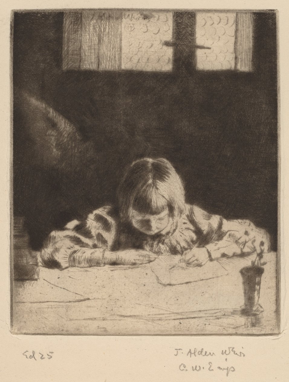 Le petit étudiant - Julian Alden Weir