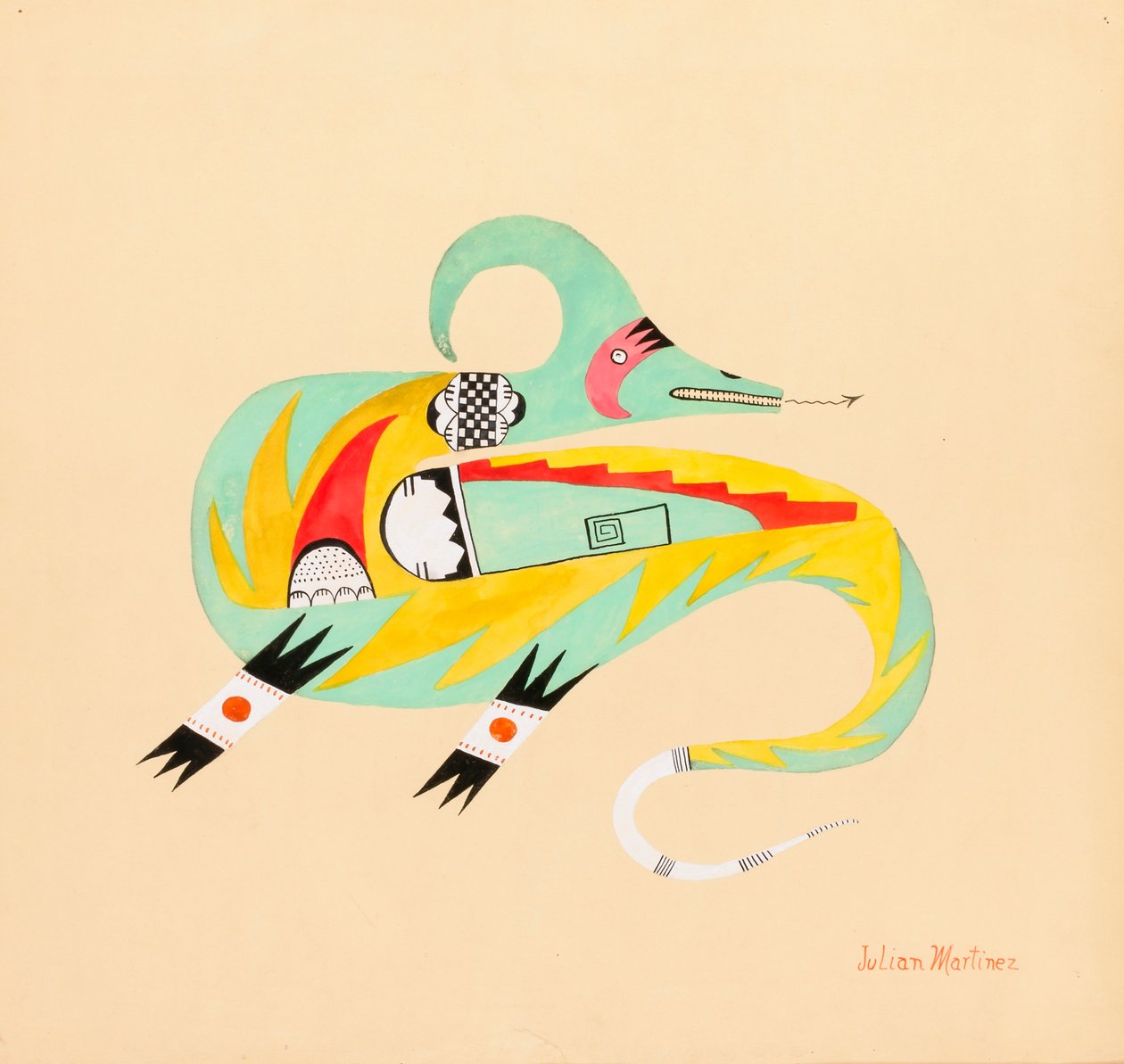Avanyu, vers 1923 - Julian Martinez