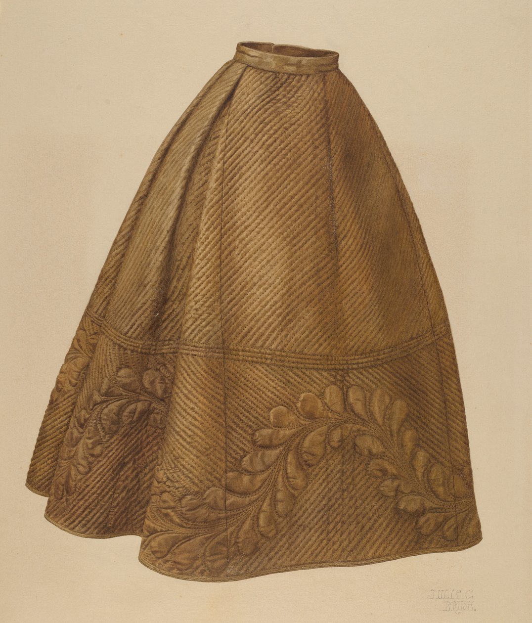 Jupon matelassé - Julie C. Brush