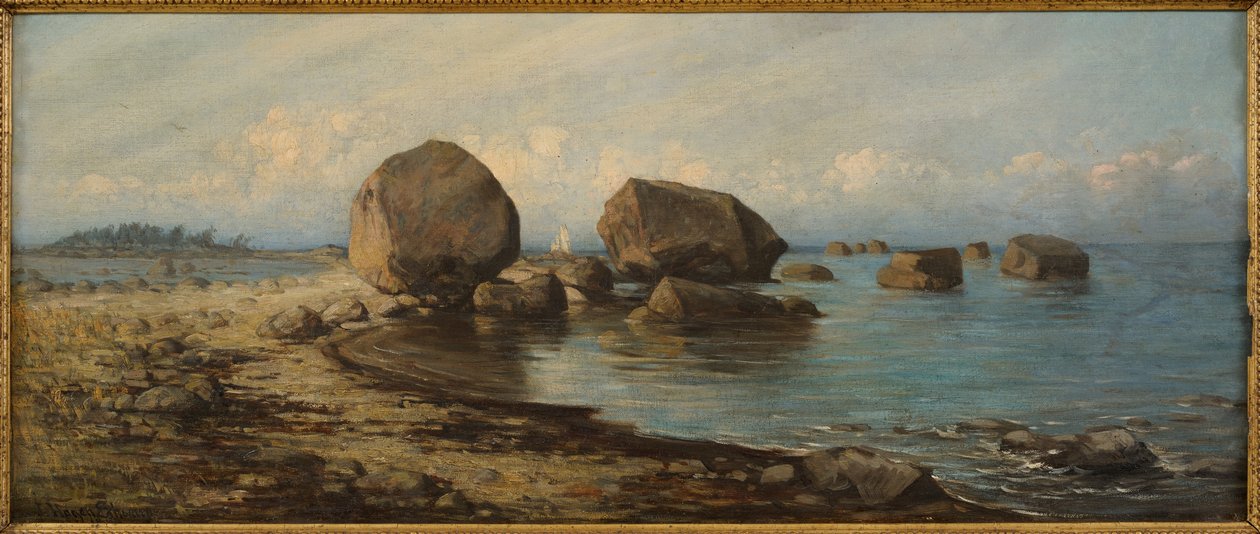 Estonien : "Käsmu beach" (plage de Käsmu) - Julie Wilhelmine Hagen Schwarz