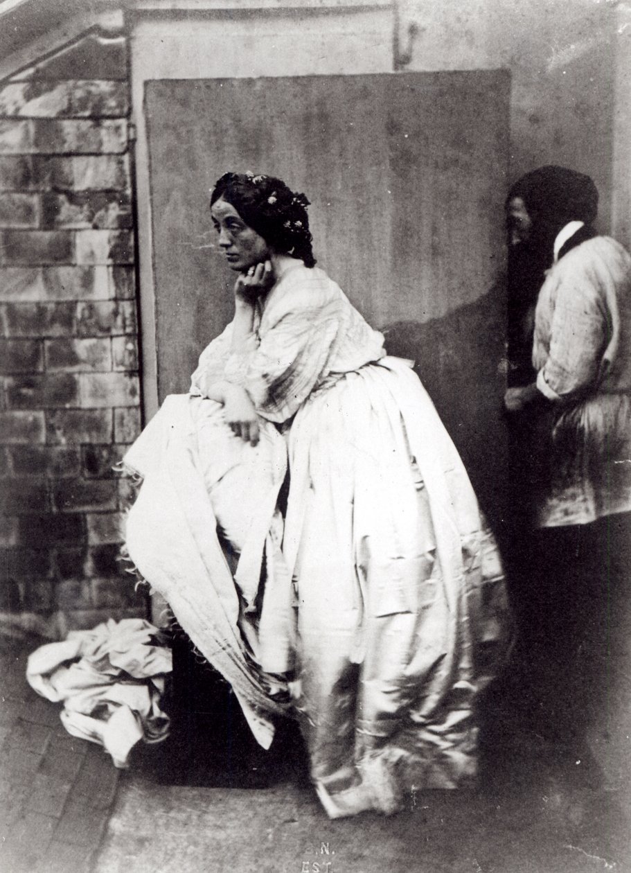 Modèle féminin, vers 1850 - Julien Vallou de Villeneuve