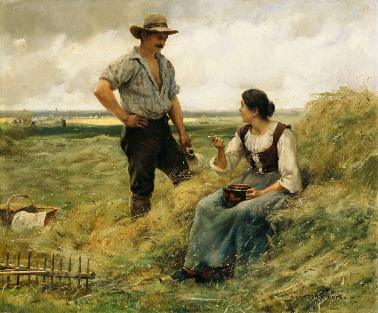 Une pause de la récolte - Julien Dupre