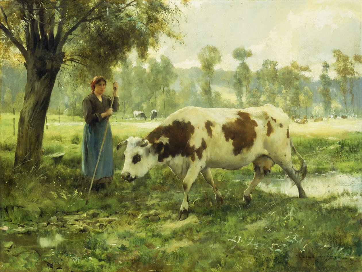Vaches au pâturage - Julien Dupre