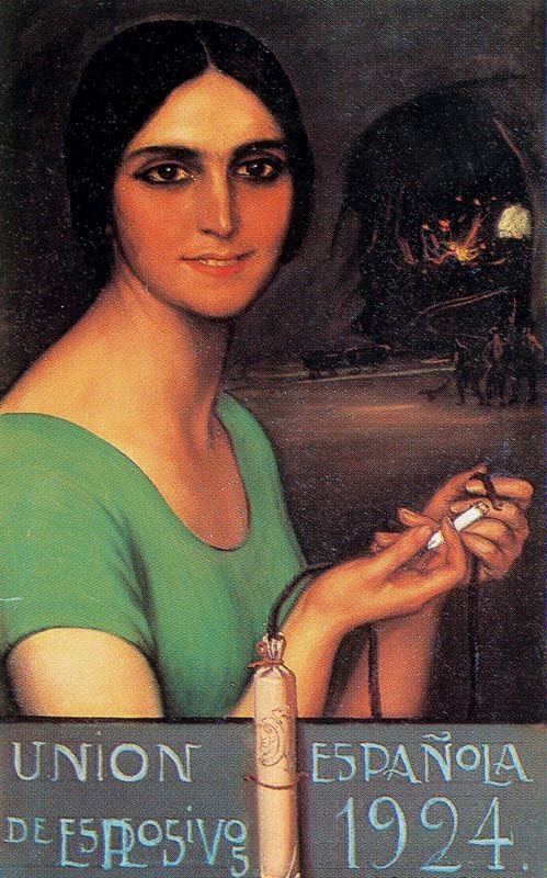 Allumant la mèche - Julio Romero de Torres