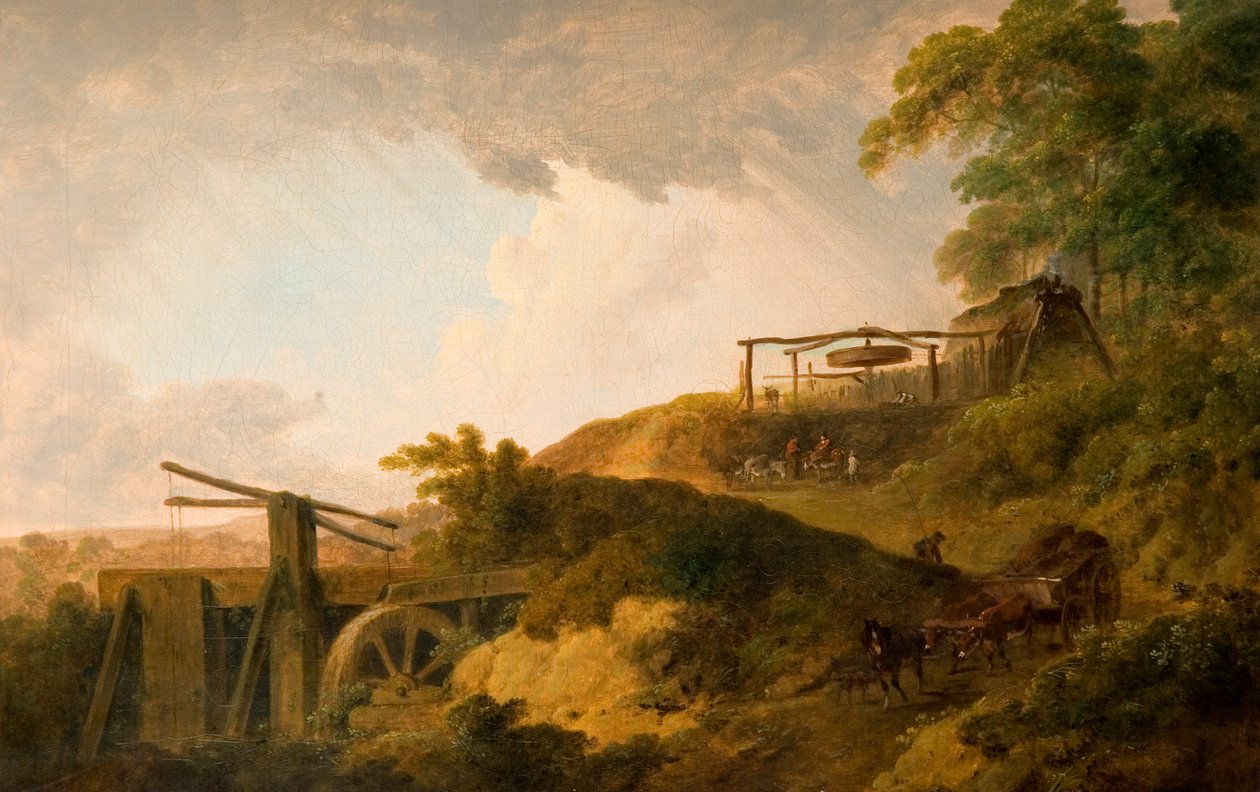 La roue Watershot - Julius Caesar Ibbetson