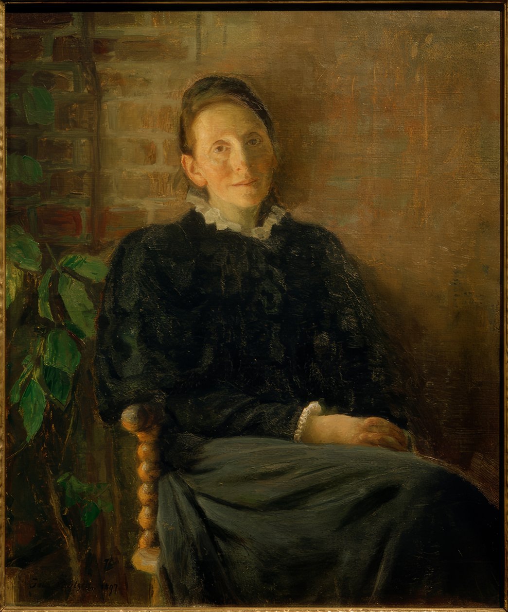 Portrait de Pauline Hirschsprung - Julius Paulsen