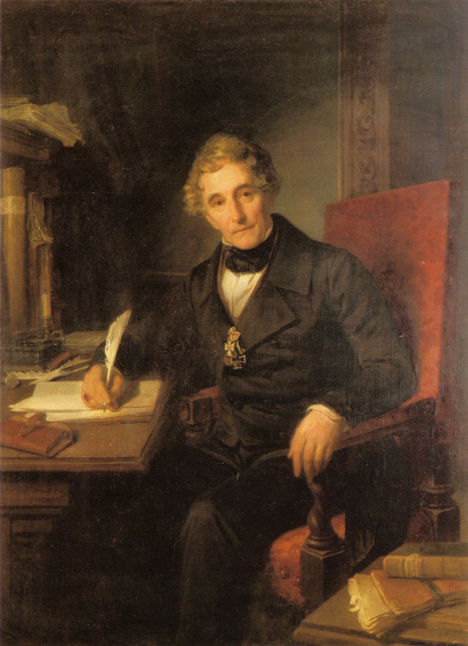 Portrait de Heinrich Andreas de Cuvry (1785-1869) - Julius Schrader