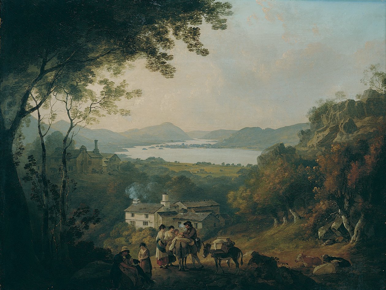 Windermere depuis Troutbeck - Julius Caesar Ibbetson