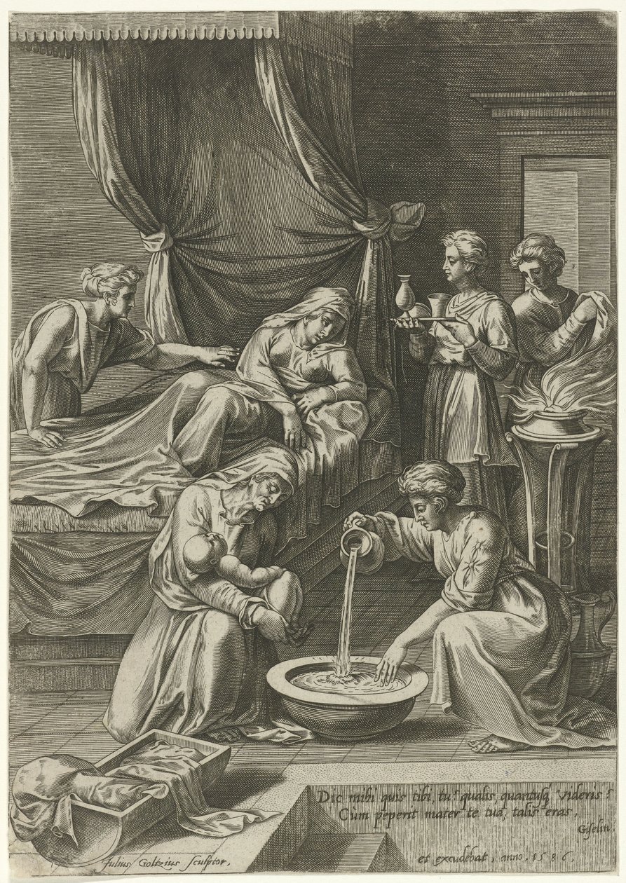 Naissance de la Vierge Marie - Julius Goltzius