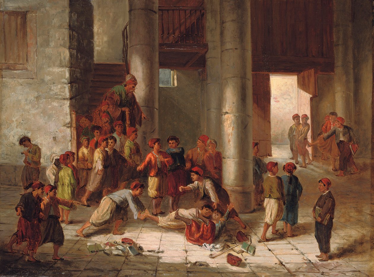 Bêtises dans la cour de récréation - Julius Joseph Gaspard Starck
