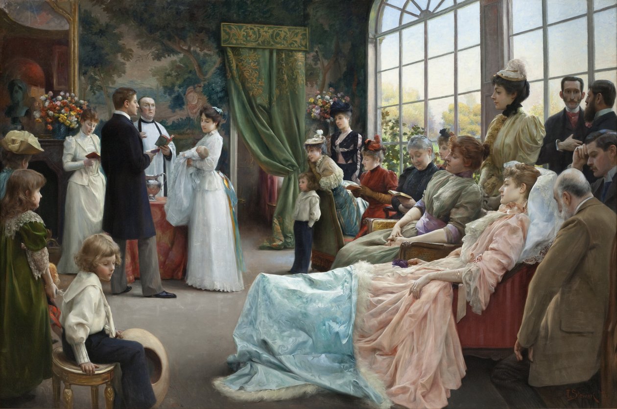 Le baptême - Julius Leblanc Stewart