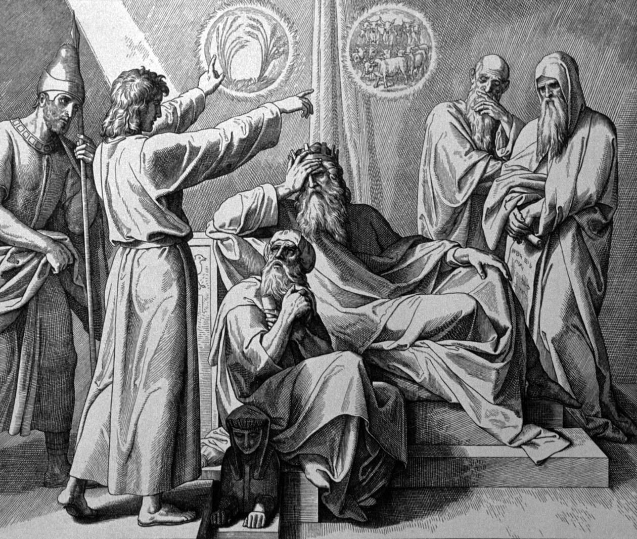 Joseph et Pharaon - Julius Schnorr von Carolsfeld