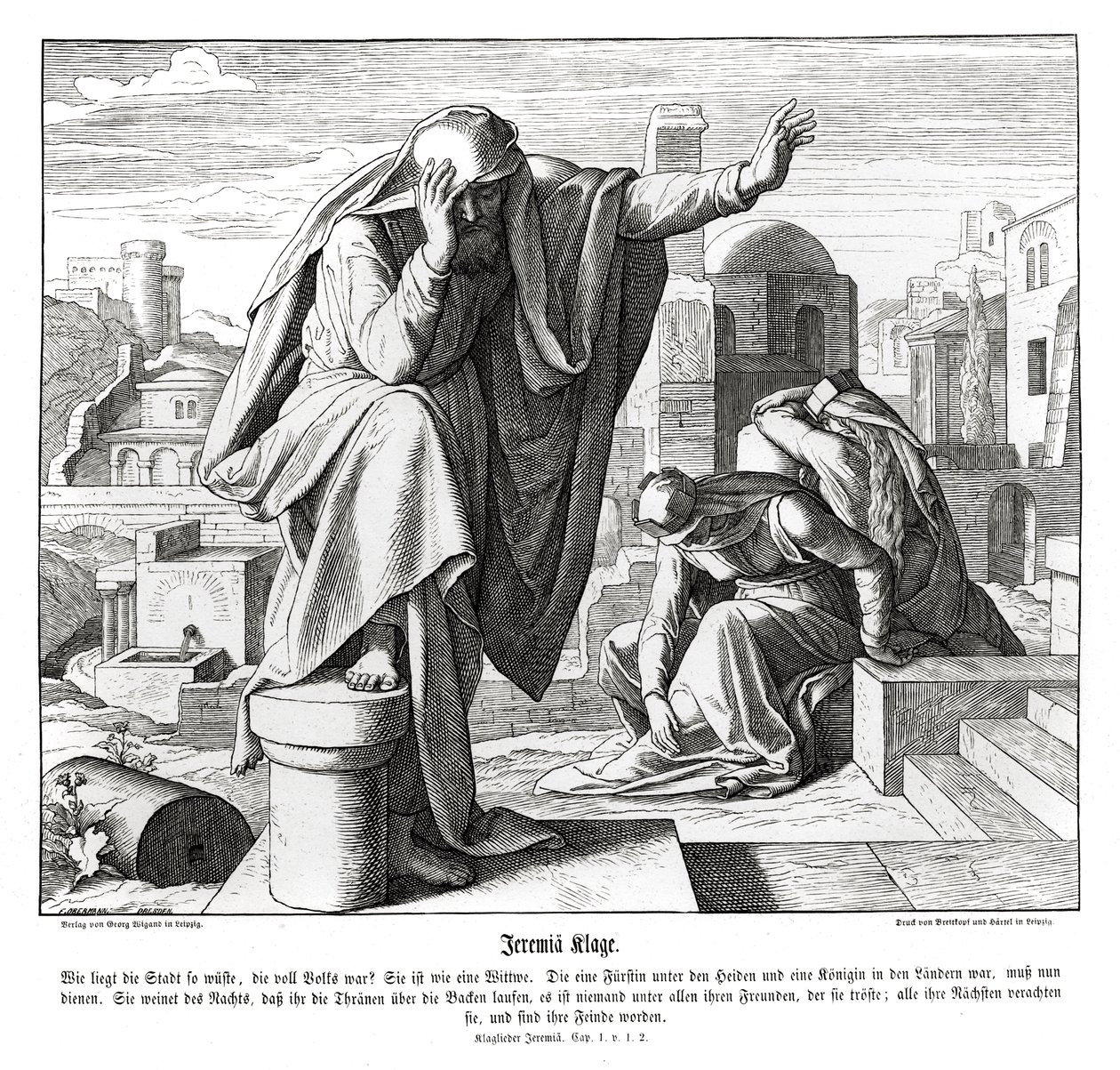 Lamentations - Julius Schnorr von Carolsfeld