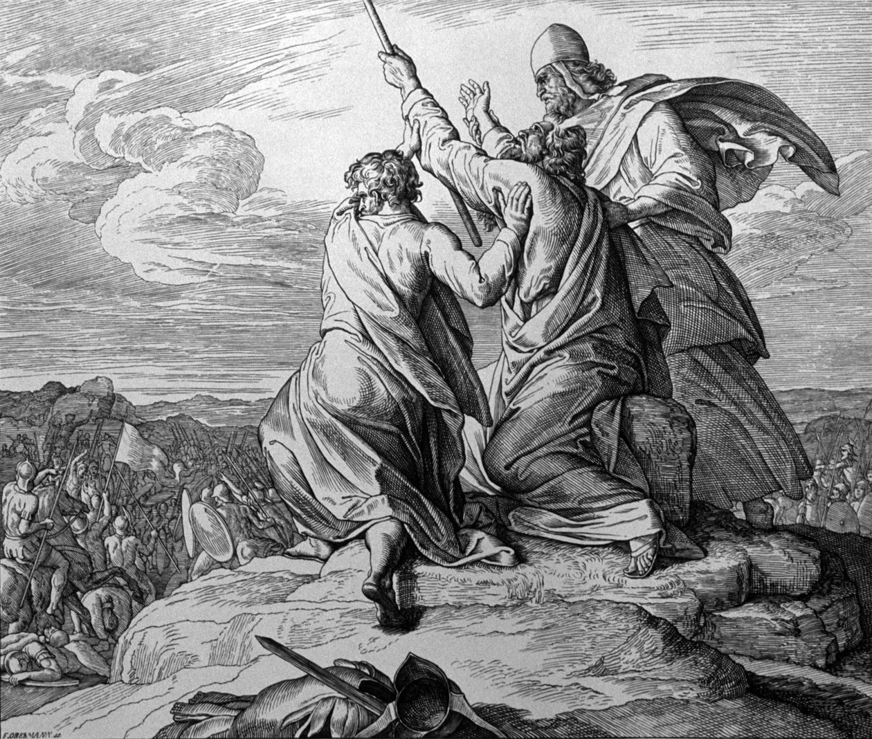 Miracle de Moïse - Julius Schnorr von Carolsfeld