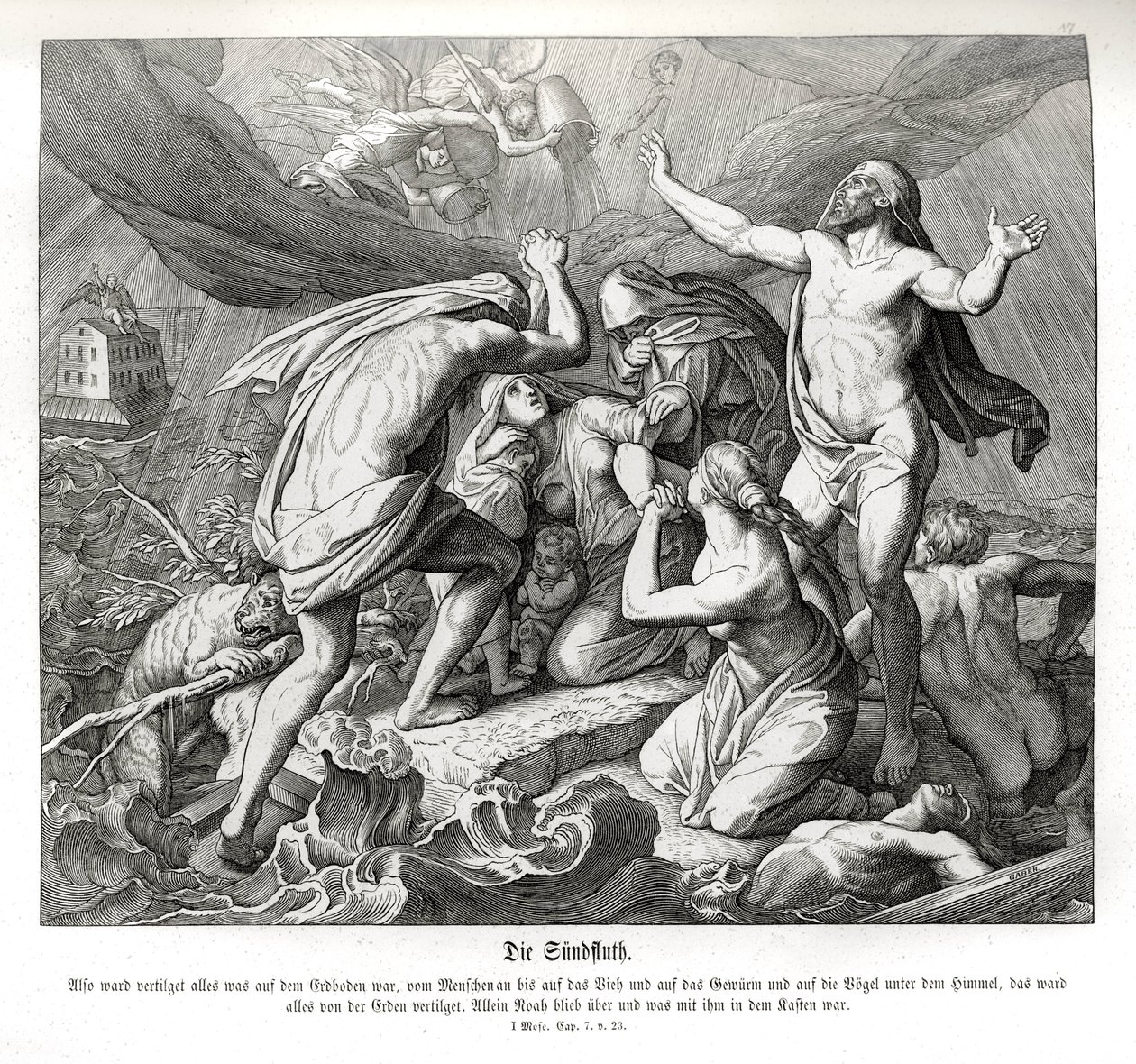 Le Déluge, Genèse - Julius Schnorr von Carolsfeld