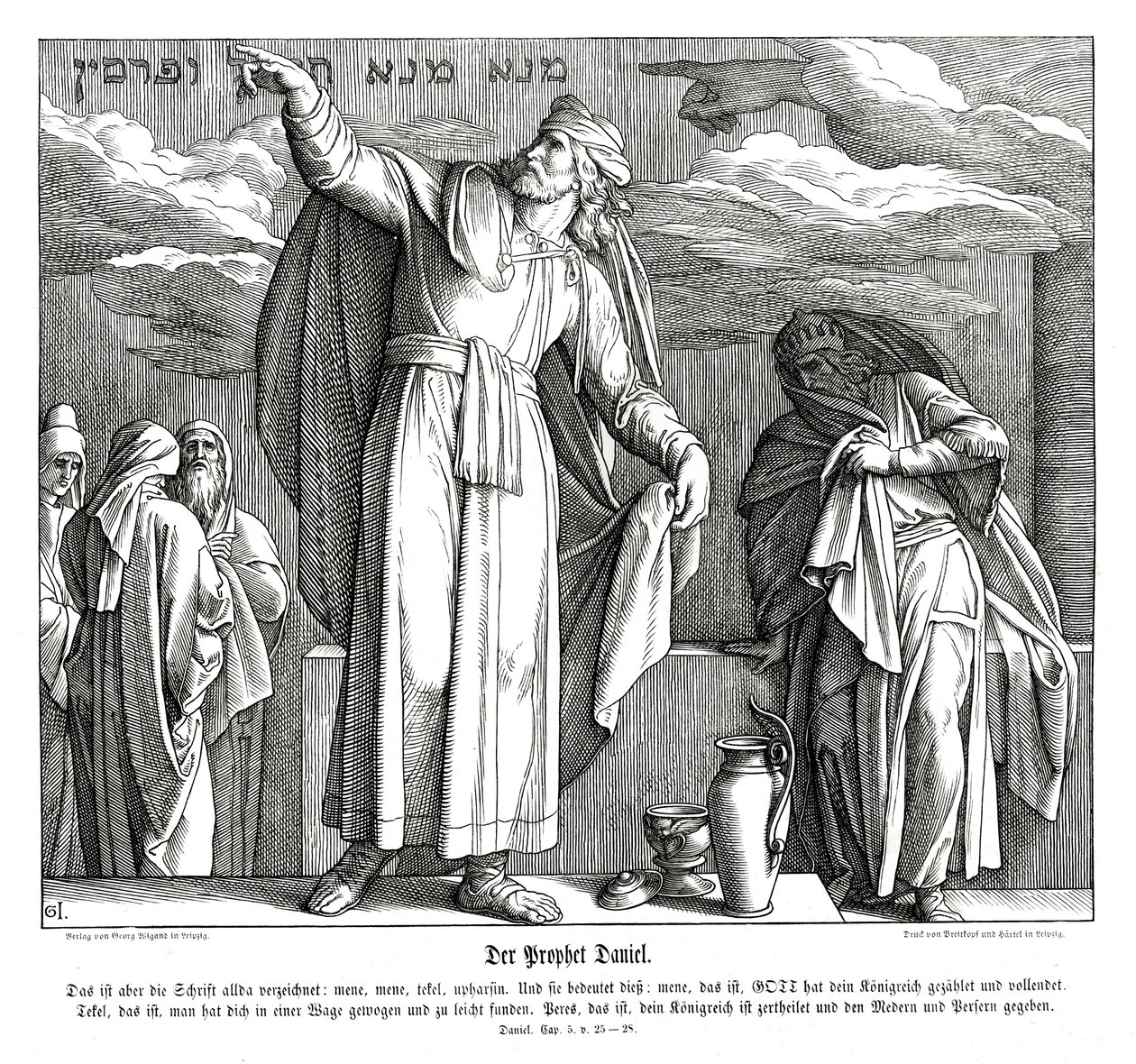 Le prophète Daniel - Julius Schnorr von Carolsfeld