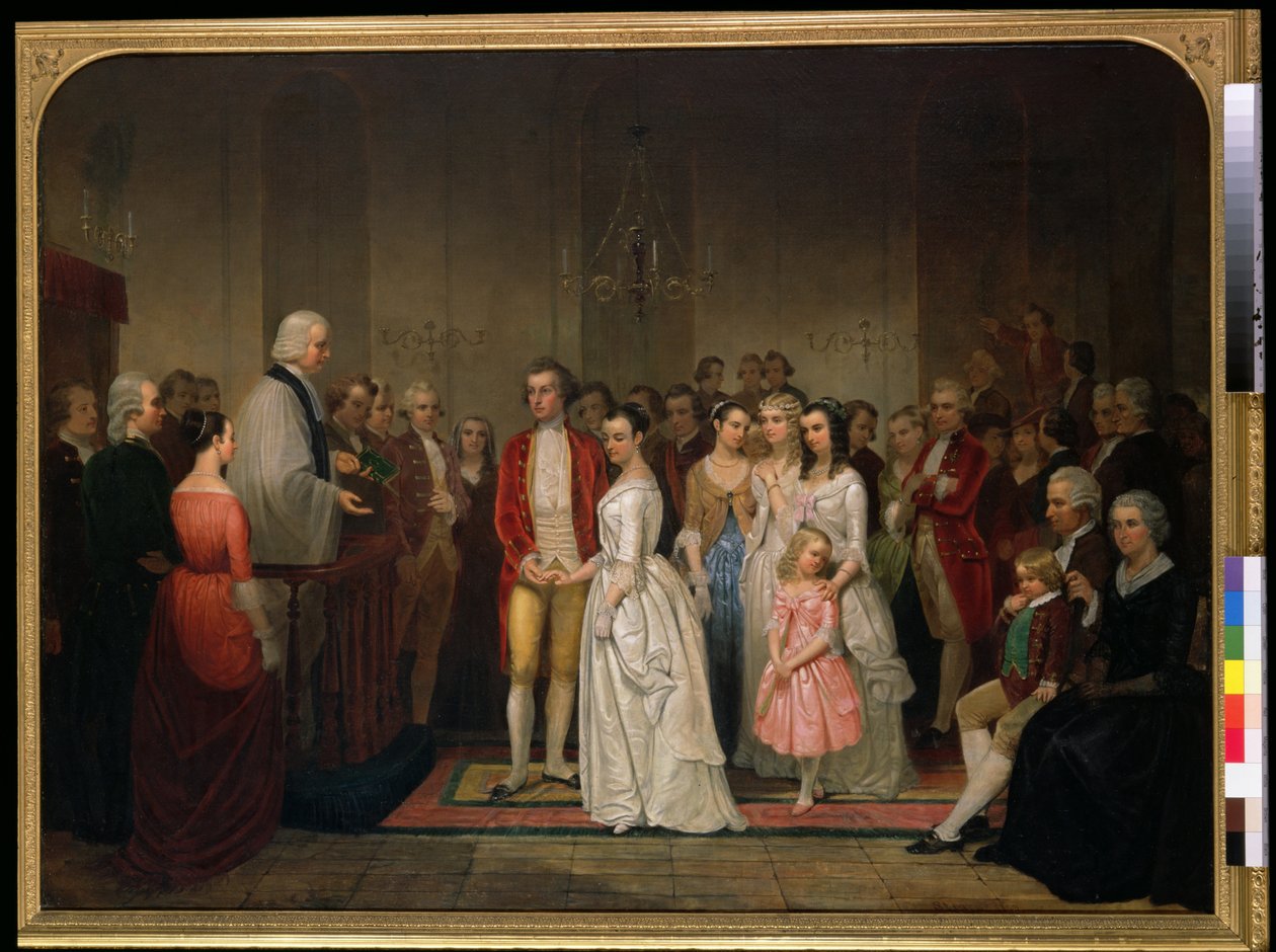 Le mariage de Washington - Junius Brutus Stearns