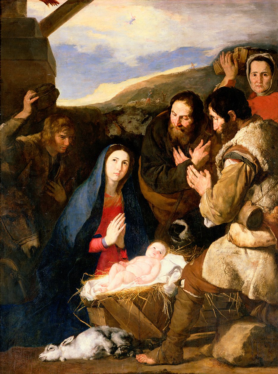 Adoration des bergers, 1650 - Jusepe de Ribera