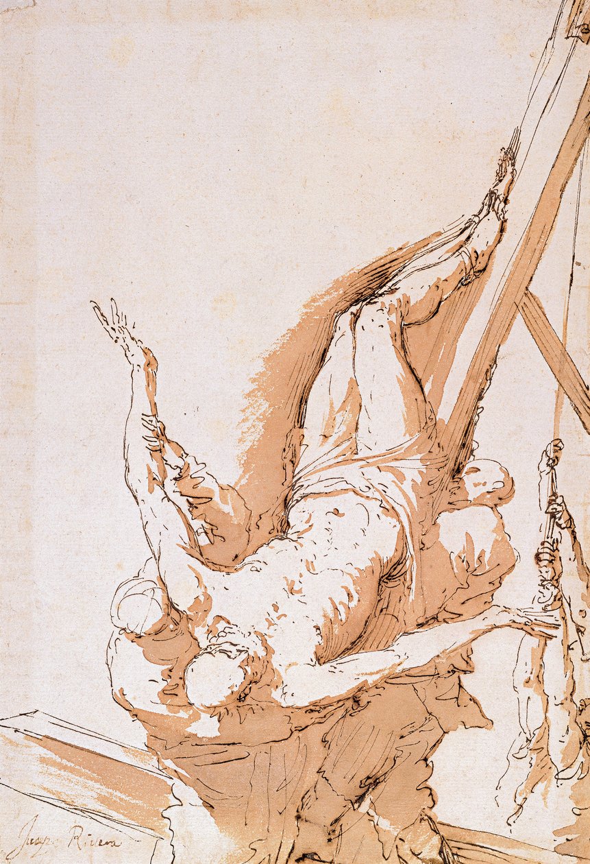 Crucifixion de Saint Pierre, c.1625-1630 - Jusepe de Ribera