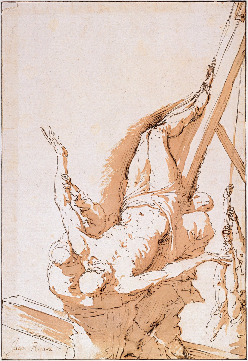 Crucifixion de Saint Pierre - Jusepe de Ribera