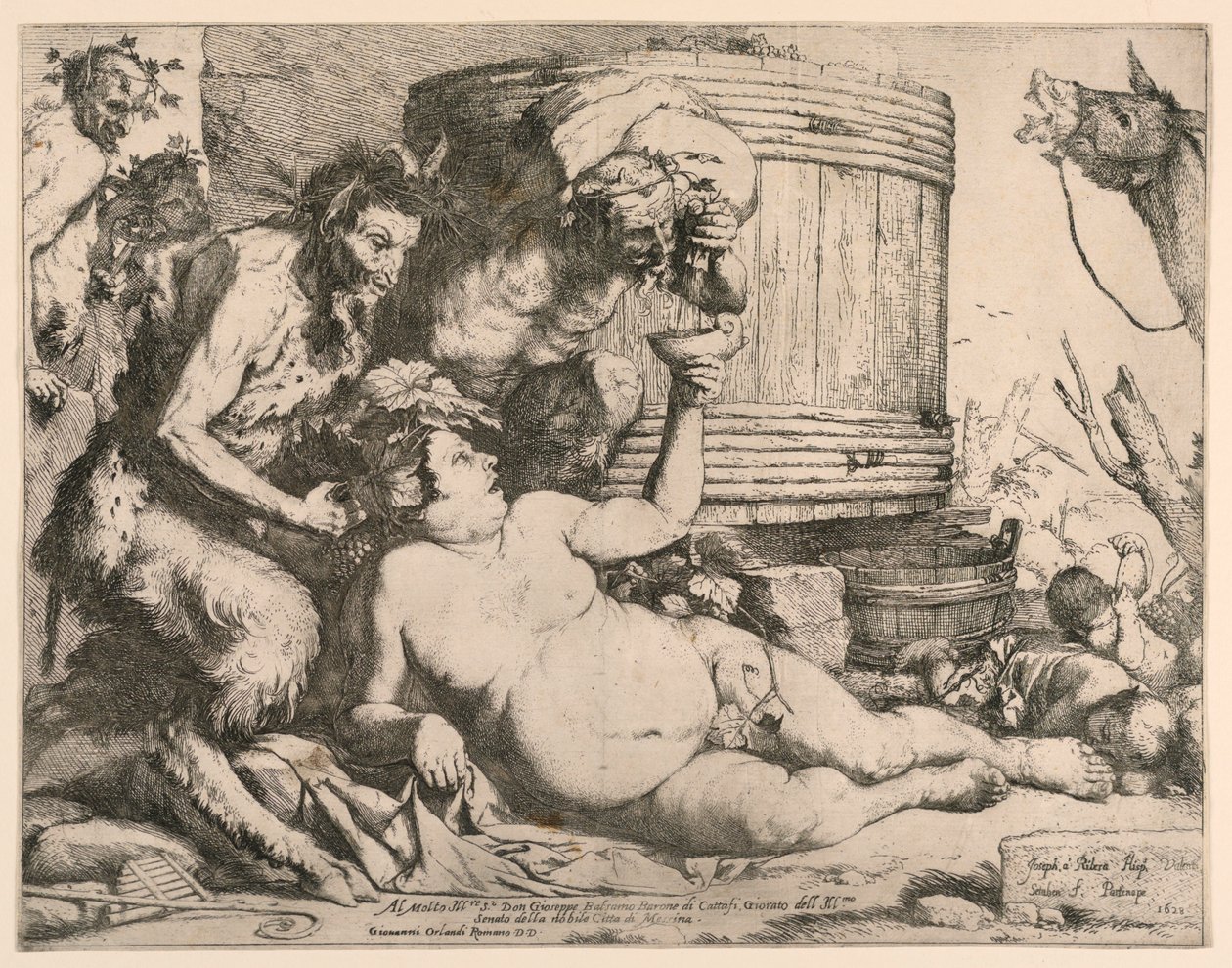 Silenus ivre - Jusepe de Ribera