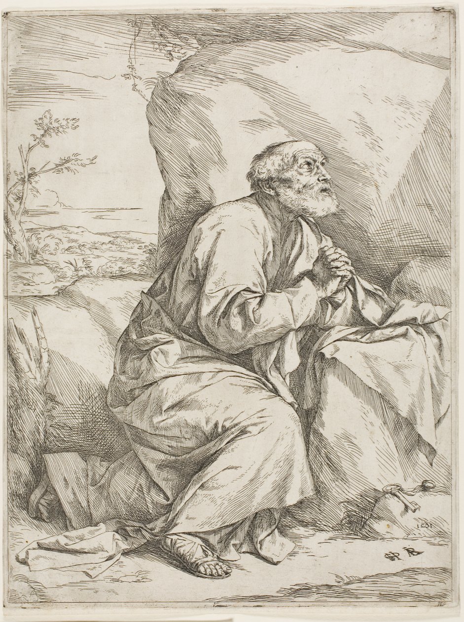 Saint Pierre dans le désert - Jusepe de Ribera