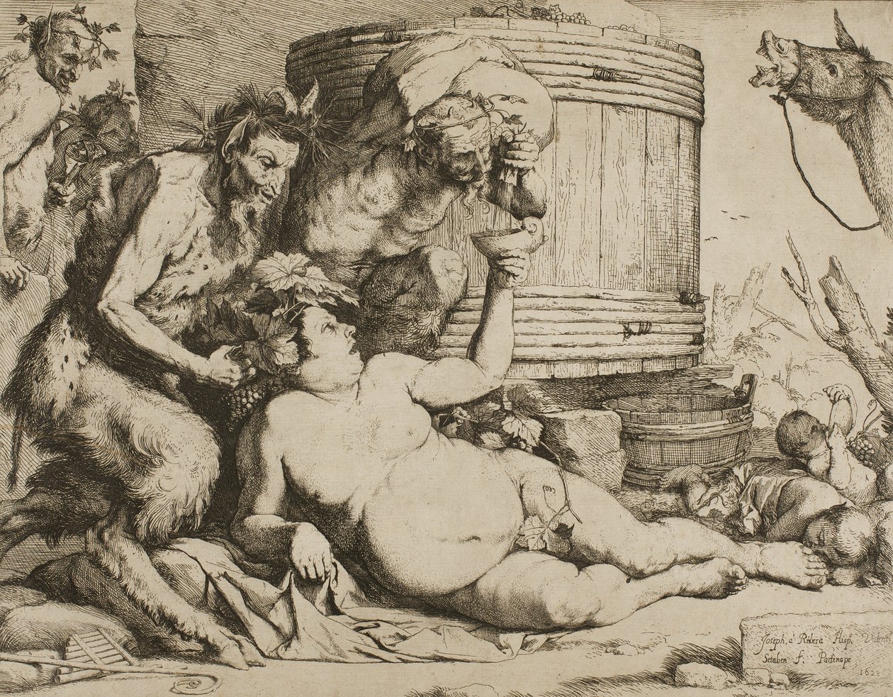 Silenus au pressoir à vin - Jusepe de Ribera