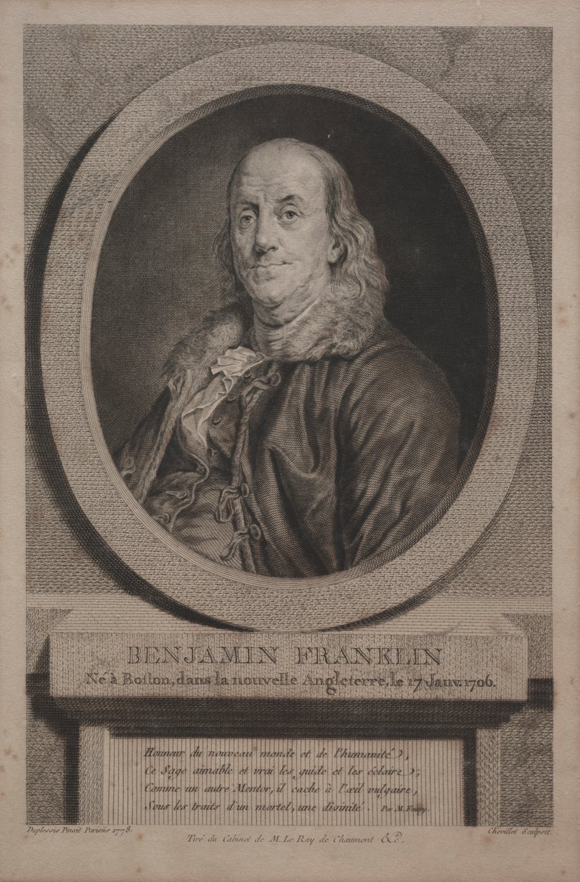 Benjamin Franklin, 1779 - Justus Chevillet