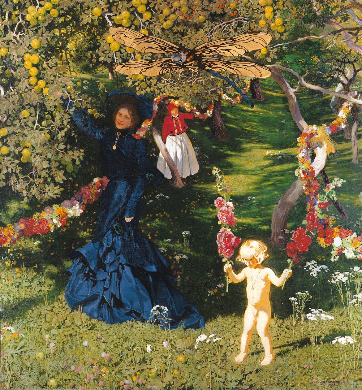 Le Jardin étrange - Józef Mehoffer