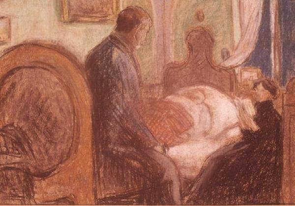 Odon en forte fièvre, 1901 (pastel) - József Rippl Rónai