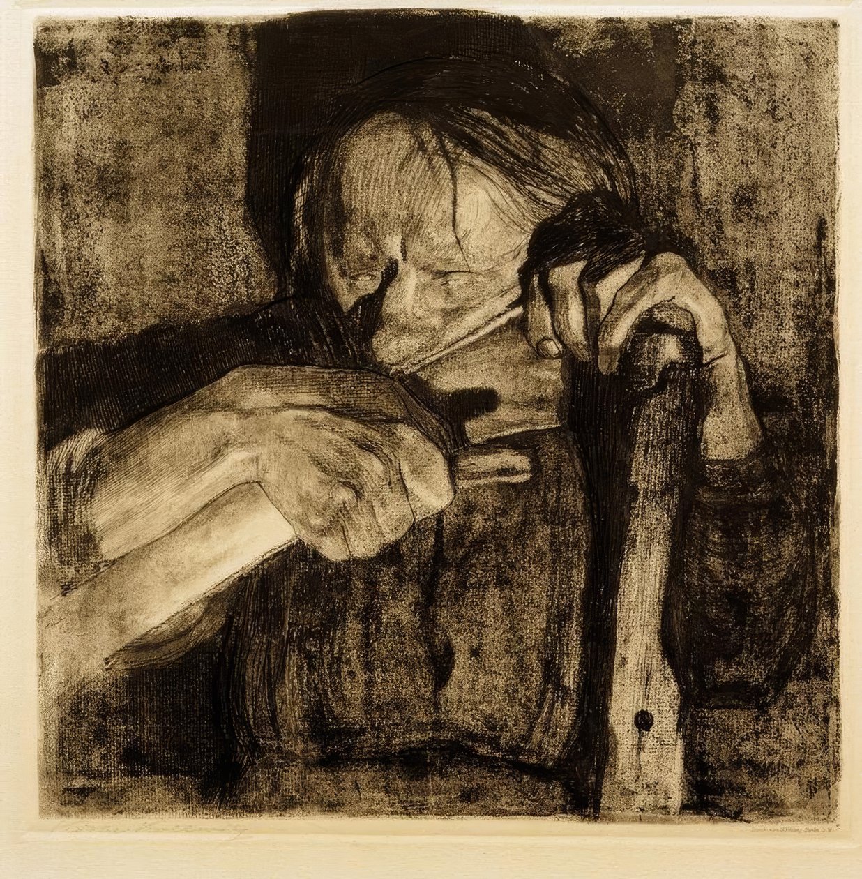 En train de battre le fer - Käthe Kollwitz