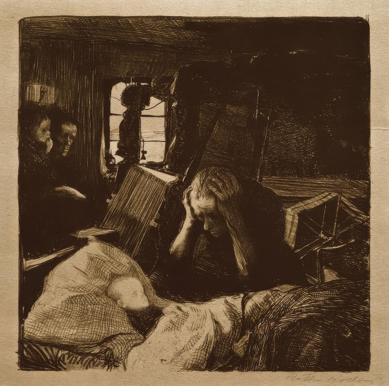 Détresse - Käthe Kollwitz