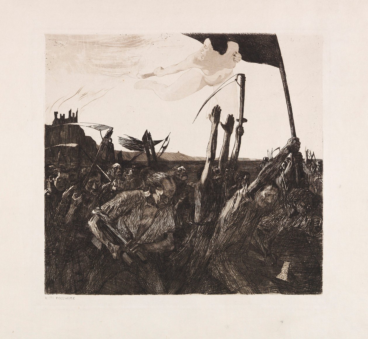 Révolte, 1899 - Käthe Kollwitz