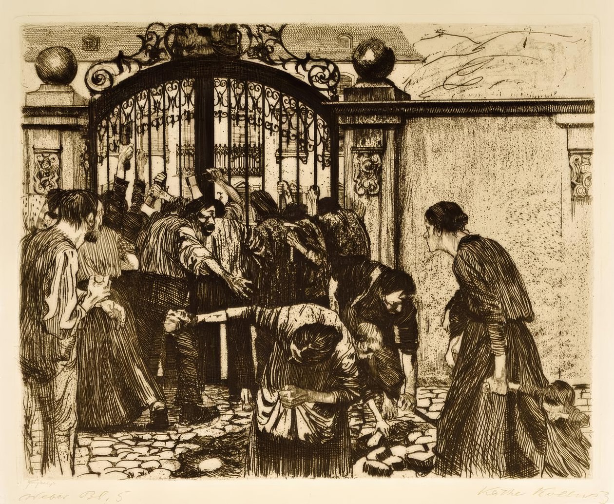 Tempête - Käthe Kollwitz