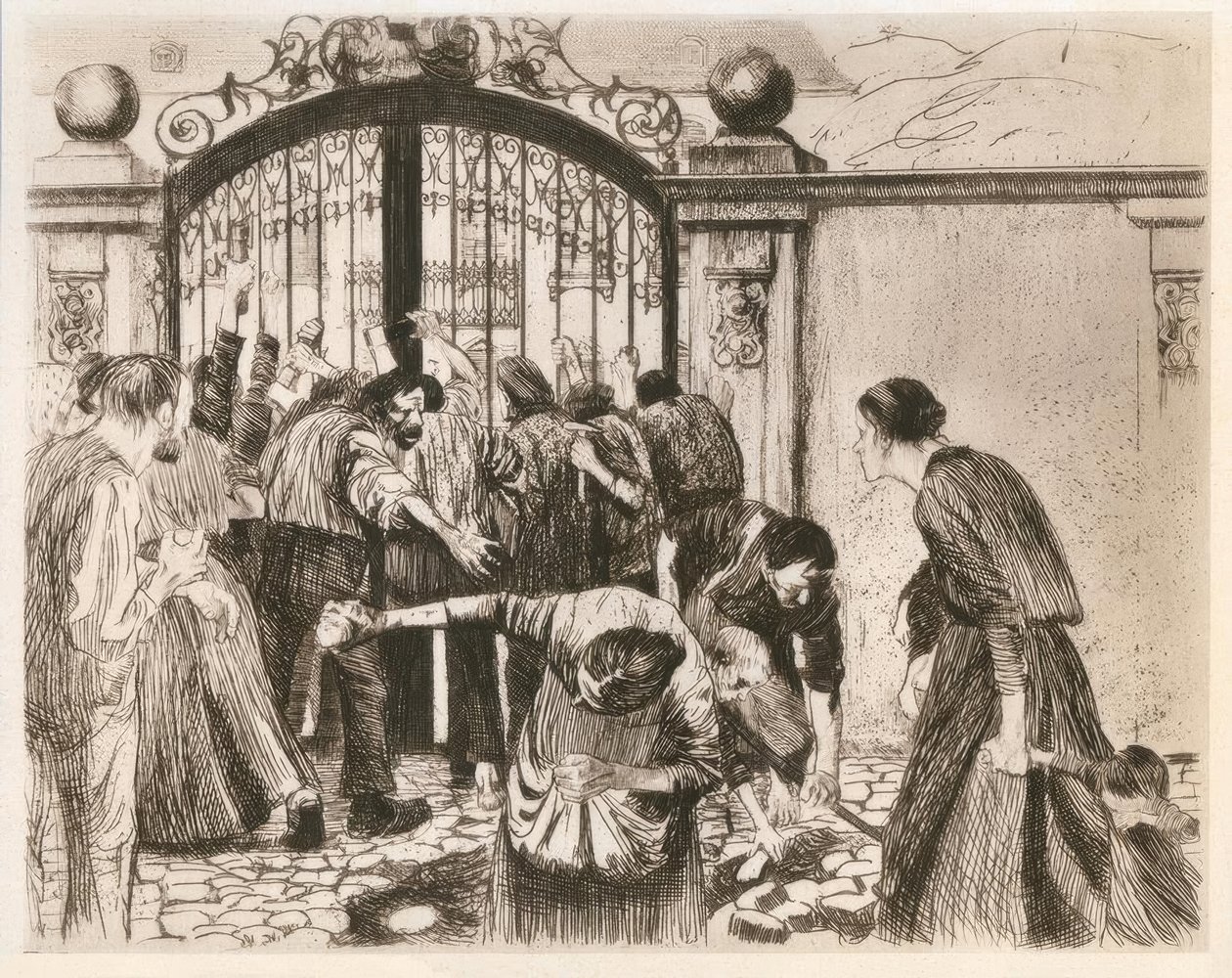Tempête - Käthe Kollwitz
