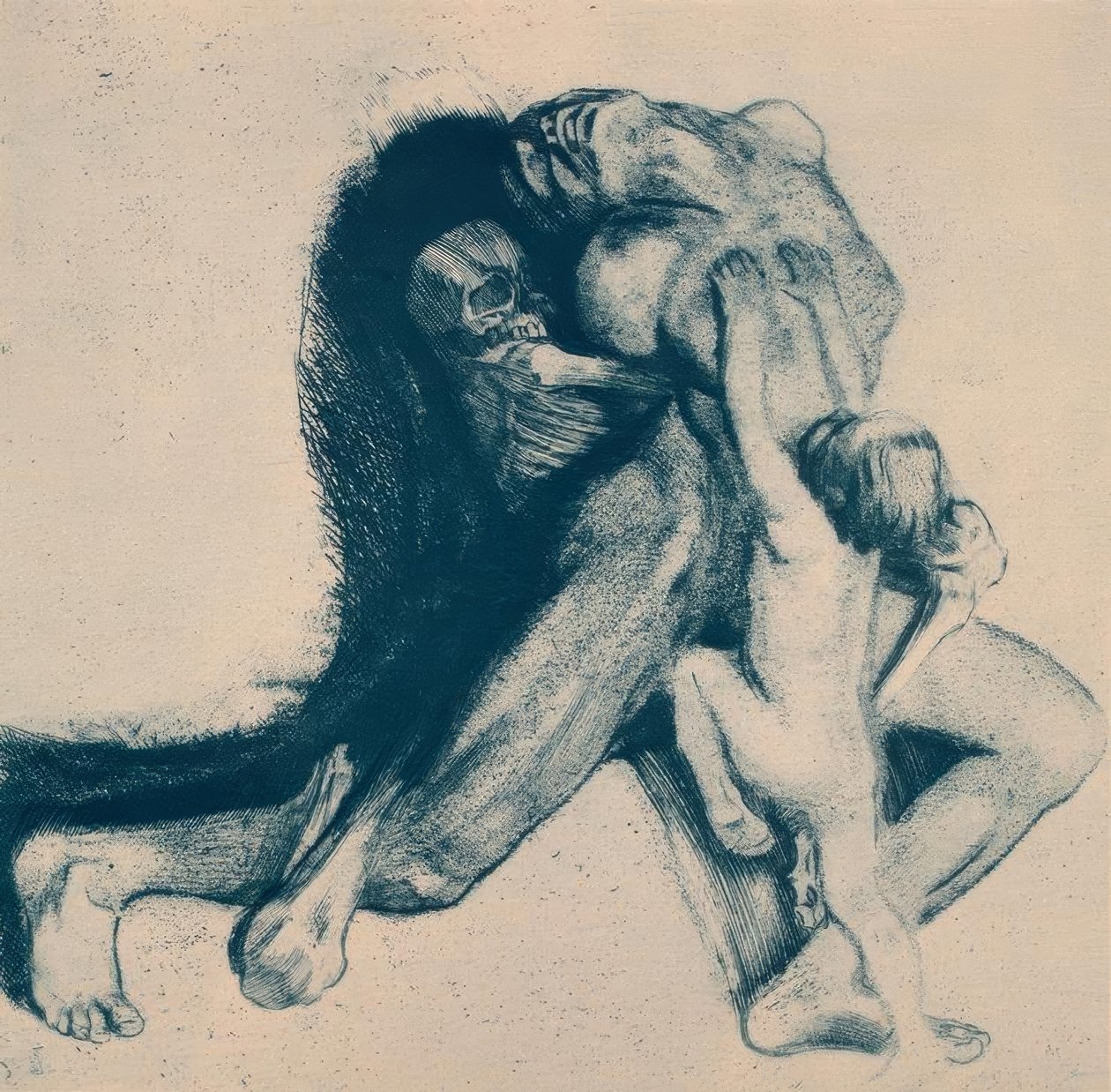 La Mort et la Femme - Käthe Kollwitz