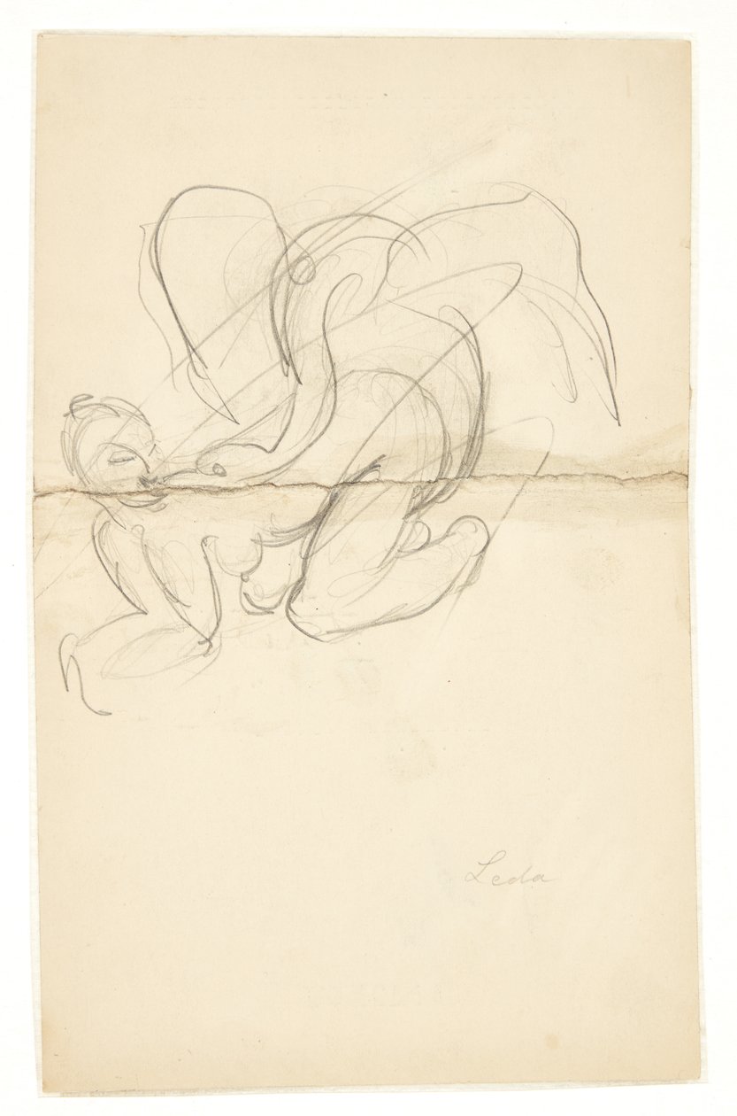 Léda et le cygne - Kai Nielsen